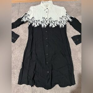 Roper Women's Dress With Horse Border Print Sz. Small